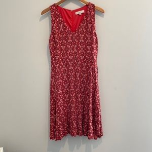 Red Midi dress